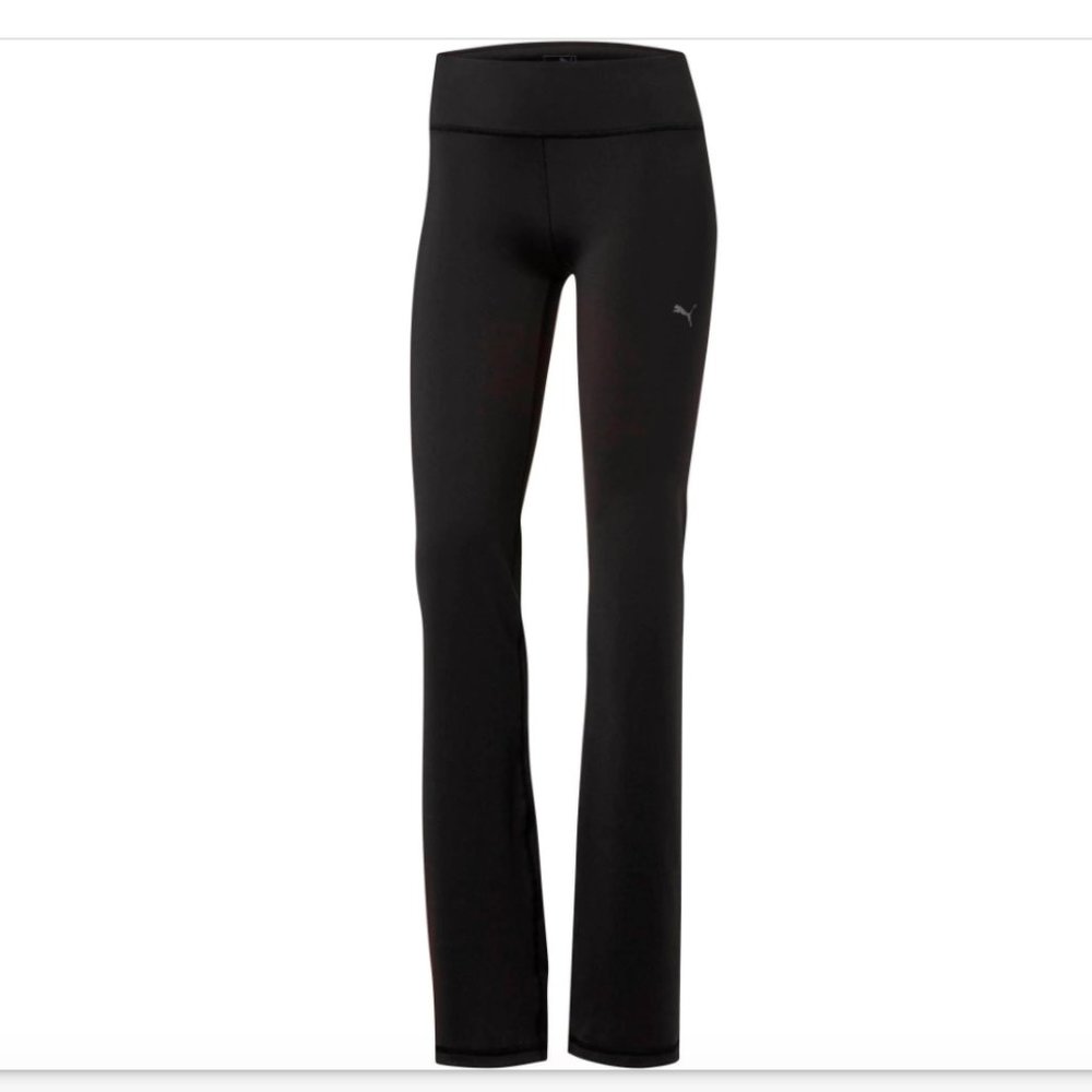 Puma Straight Leg Black Yoga Pants